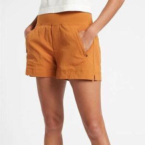 Athleta Womens Trekkie North Short 20 Plus Cattail Orange Brown Hiking Athletic